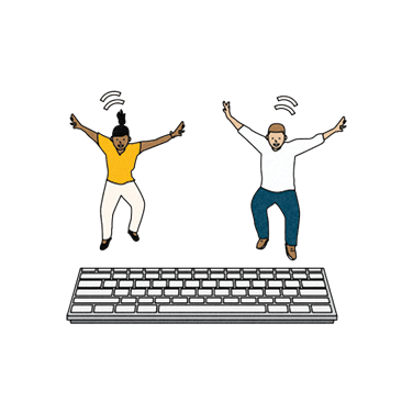 A keyboard with a heart on the space bar.